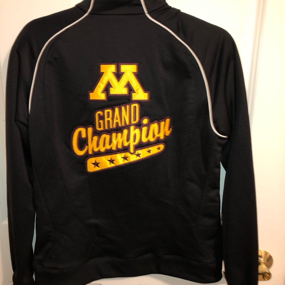Black Minnesota Gophers full zip track jacket